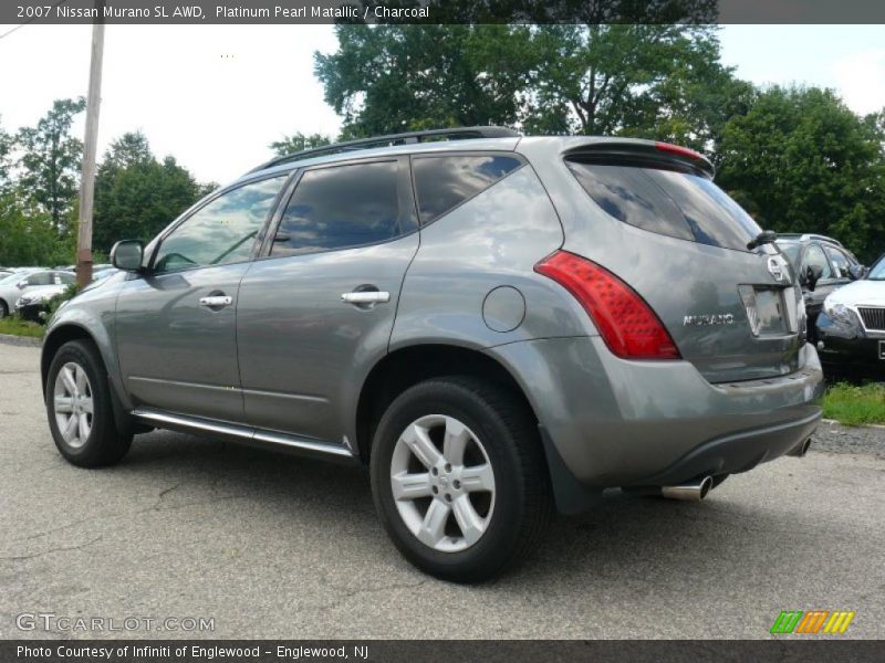 Platinum Pearl Matallic / Charcoal 2007 Nissan Murano SL AWD