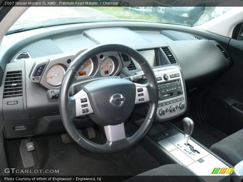 Platinum Pearl Matallic / Charcoal 2007 Nissan Murano SL AWD