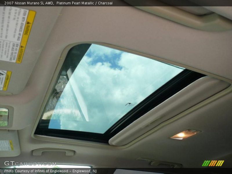 Platinum Pearl Matallic / Charcoal 2007 Nissan Murano SL AWD