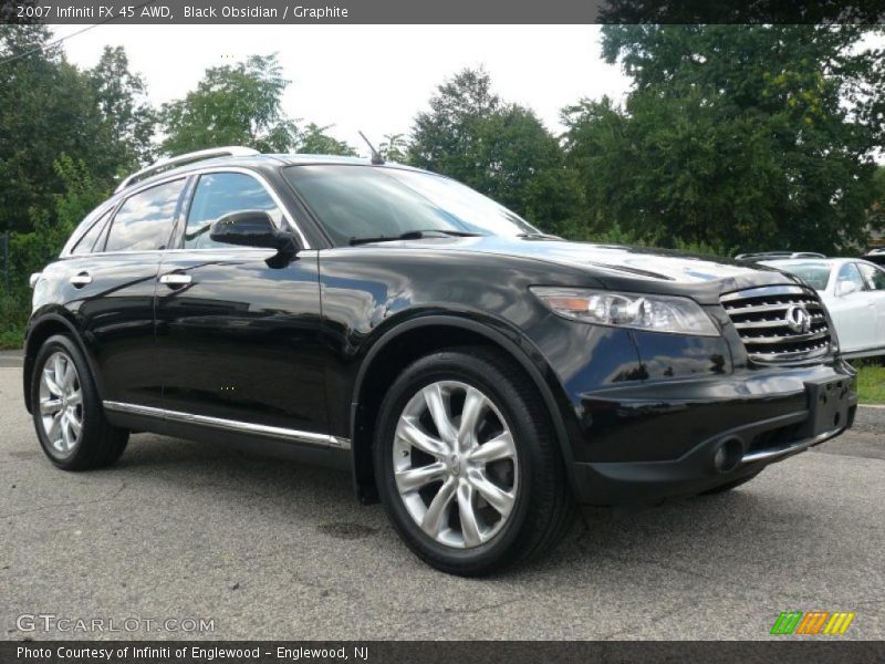 Black Obsidian / Graphite 2007 Infiniti FX 45 AWD