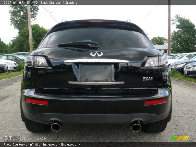 Black Obsidian / Graphite 2007 Infiniti FX 45 AWD