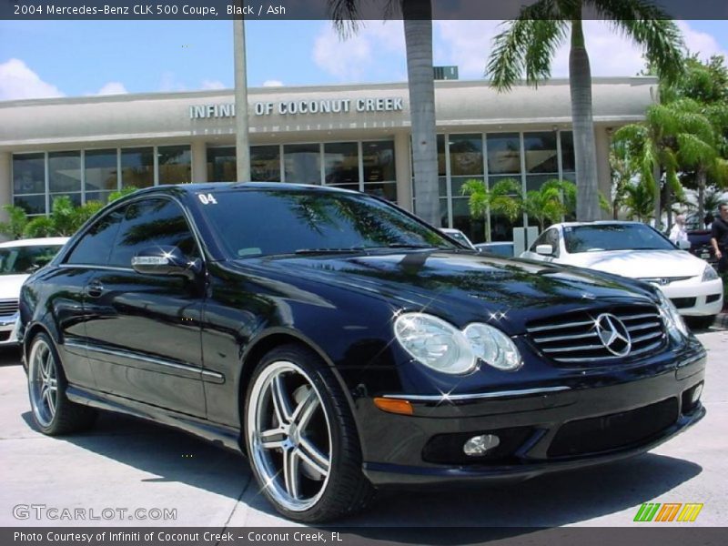 Black / Ash 2004 Mercedes-Benz CLK 500 Coupe