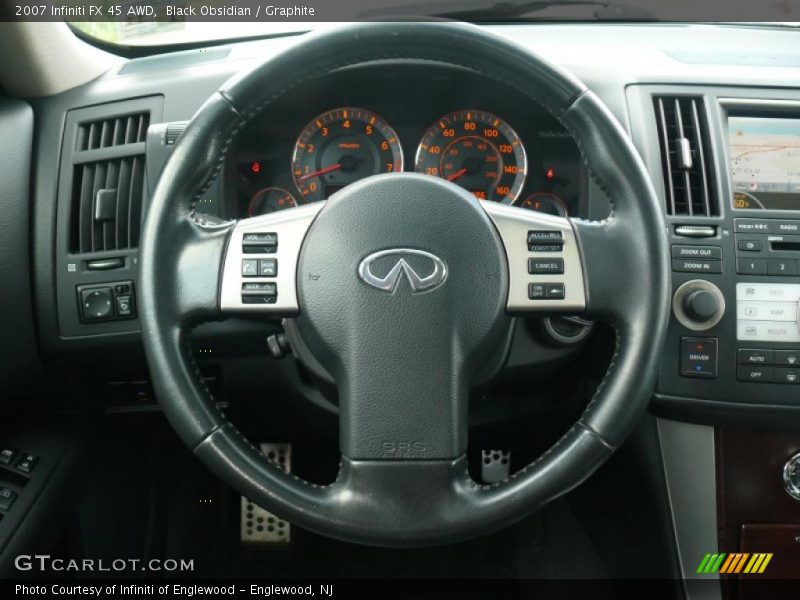 Black Obsidian / Graphite 2007 Infiniti FX 45 AWD