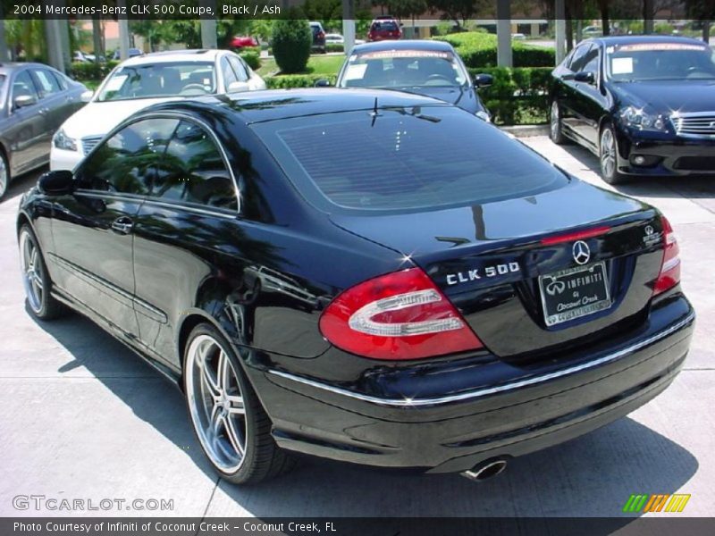 Black / Ash 2004 Mercedes-Benz CLK 500 Coupe