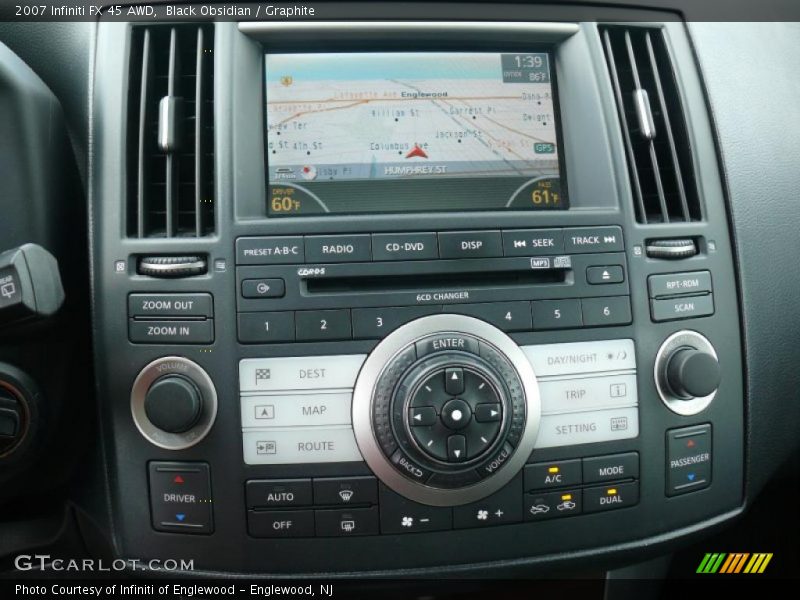 Black Obsidian / Graphite 2007 Infiniti FX 45 AWD
