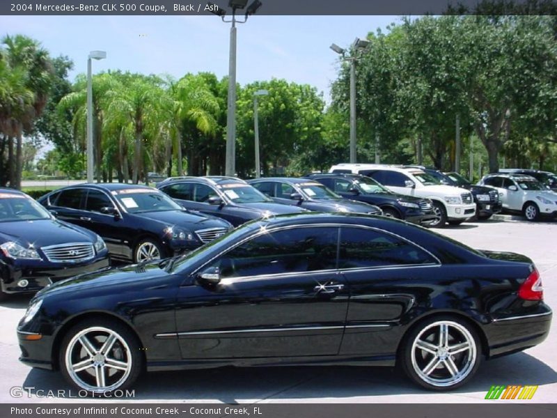 Black / Ash 2004 Mercedes-Benz CLK 500 Coupe