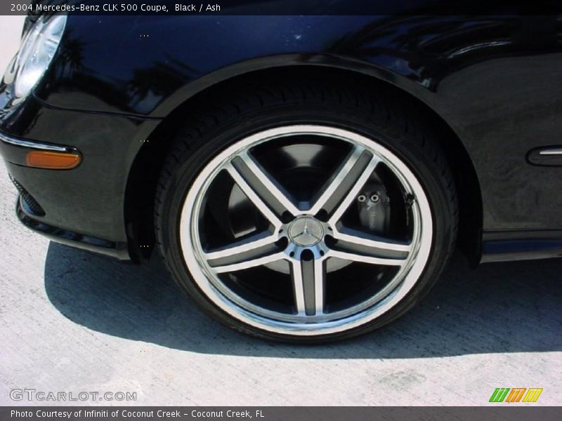 Black / Ash 2004 Mercedes-Benz CLK 500 Coupe