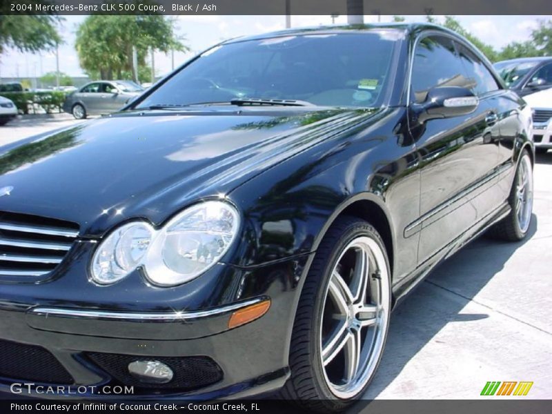 Black / Ash 2004 Mercedes-Benz CLK 500 Coupe