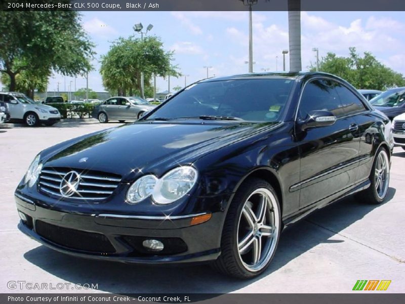 Black / Ash 2004 Mercedes-Benz CLK 500 Coupe