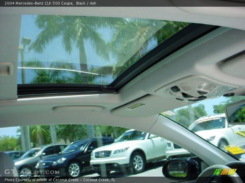 Black / Ash 2004 Mercedes-Benz CLK 500 Coupe