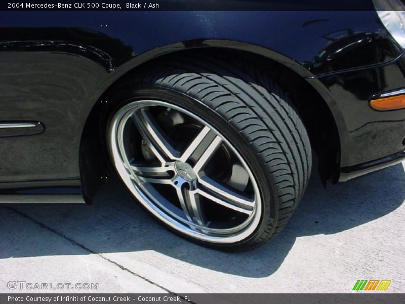 Black / Ash 2004 Mercedes-Benz CLK 500 Coupe