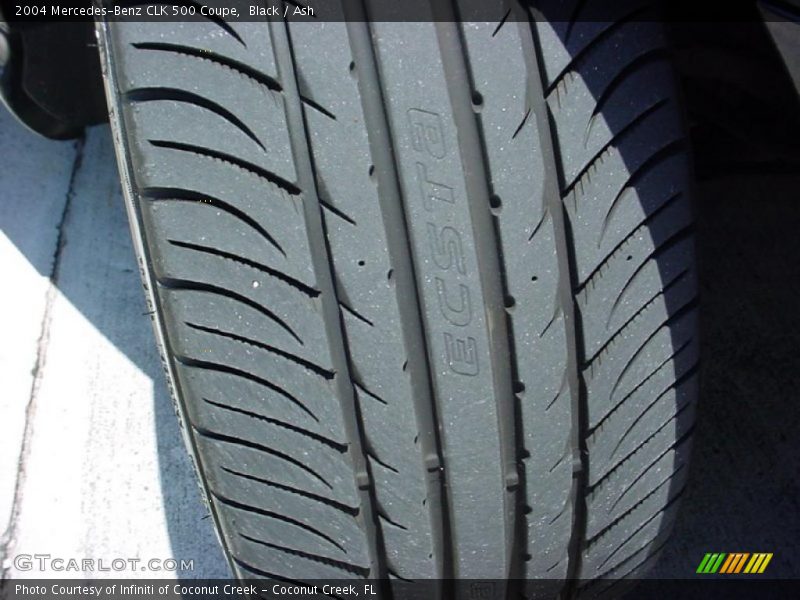 Black / Ash 2004 Mercedes-Benz CLK 500 Coupe