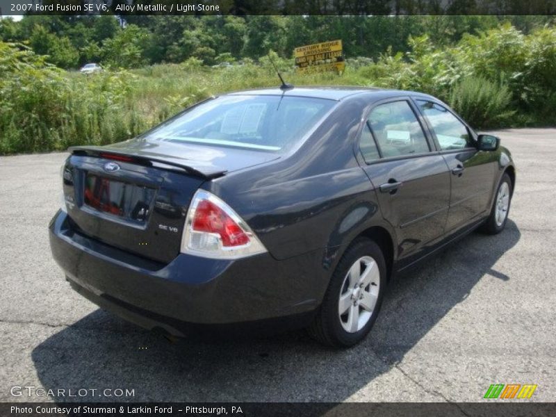 Alloy Metallic / Light Stone 2007 Ford Fusion SE V6