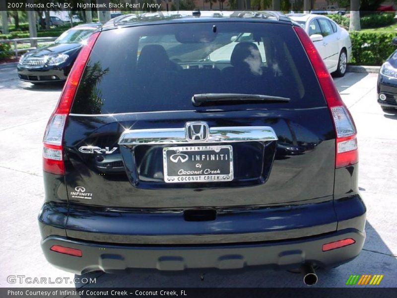 Nighthawk Black Pearl / Ivory 2007 Honda CR-V EX