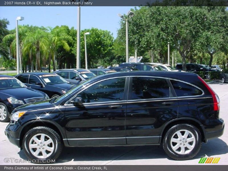 Nighthawk Black Pearl / Ivory 2007 Honda CR-V EX