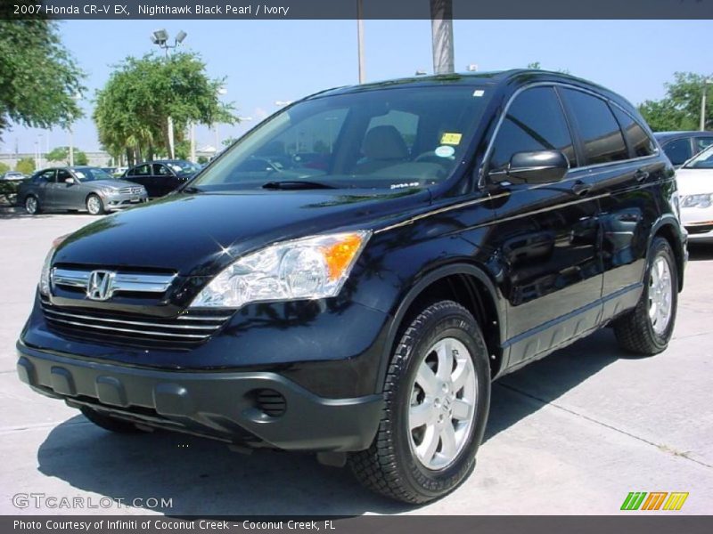 Nighthawk Black Pearl / Ivory 2007 Honda CR-V EX