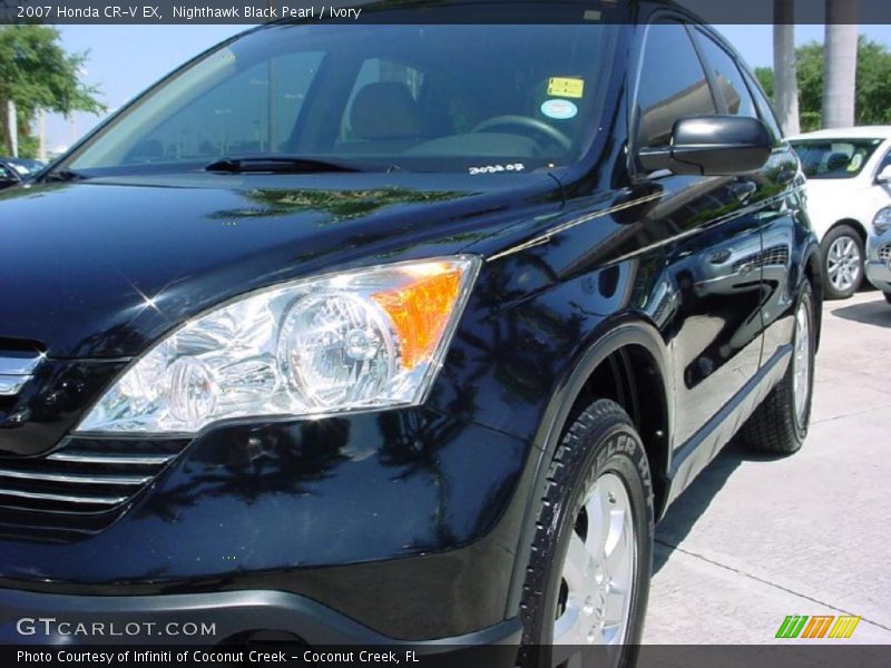 Nighthawk Black Pearl / Ivory 2007 Honda CR-V EX