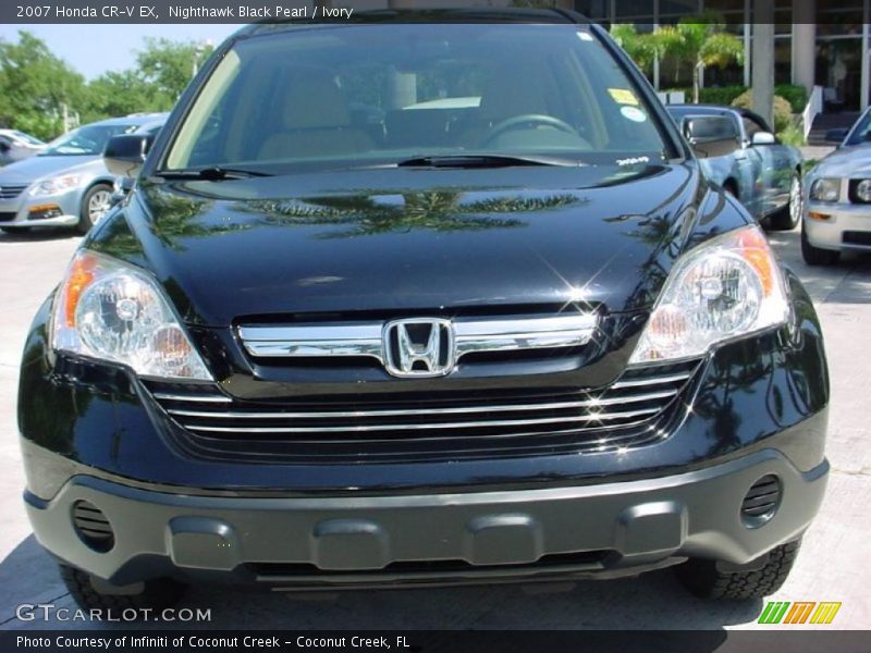 Nighthawk Black Pearl / Ivory 2007 Honda CR-V EX