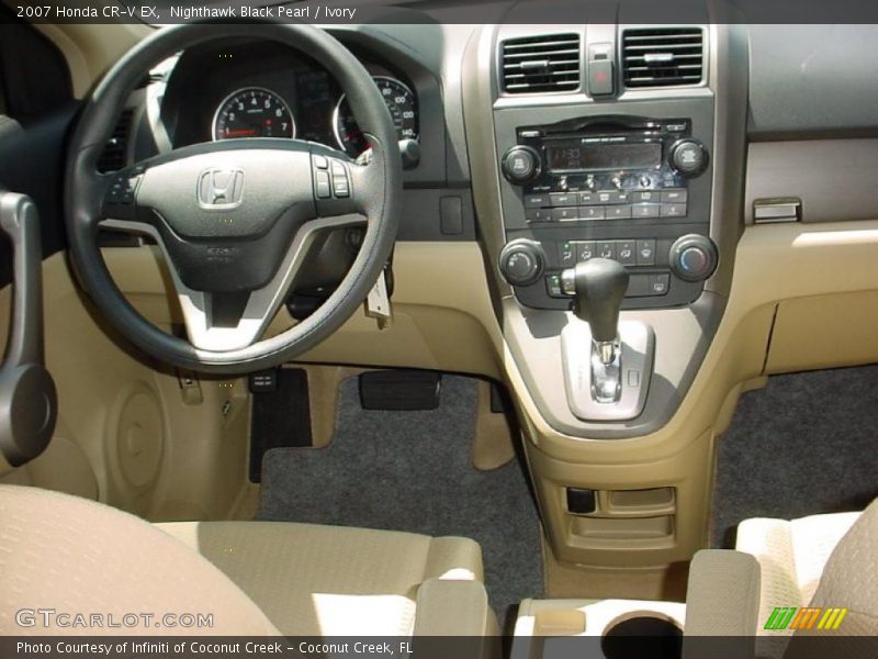 Nighthawk Black Pearl / Ivory 2007 Honda CR-V EX