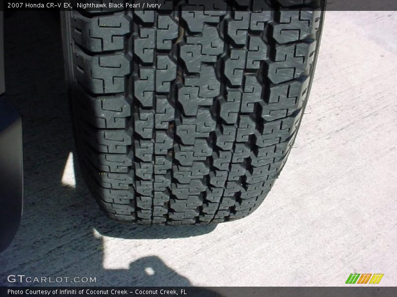 Nighthawk Black Pearl / Ivory 2007 Honda CR-V EX