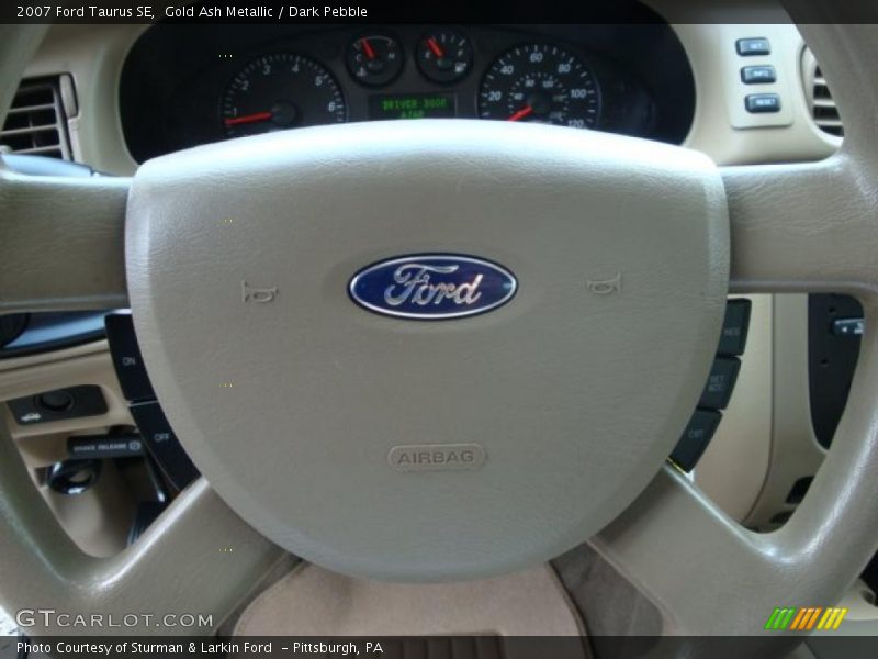 Gold Ash Metallic / Dark Pebble 2007 Ford Taurus SE