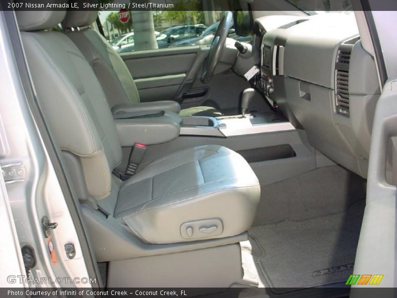Silver Lightning / Steel/Titanium 2007 Nissan Armada LE