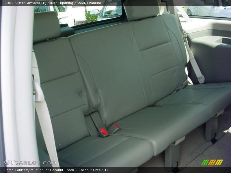 Silver Lightning / Steel/Titanium 2007 Nissan Armada LE