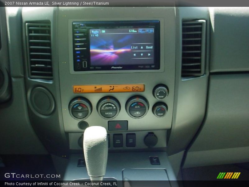 Silver Lightning / Steel/Titanium 2007 Nissan Armada LE