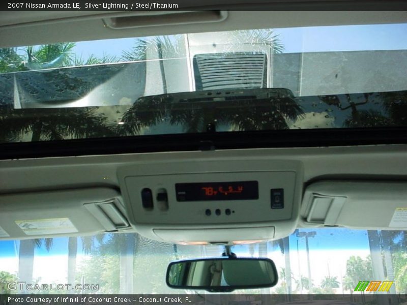 Silver Lightning / Steel/Titanium 2007 Nissan Armada LE