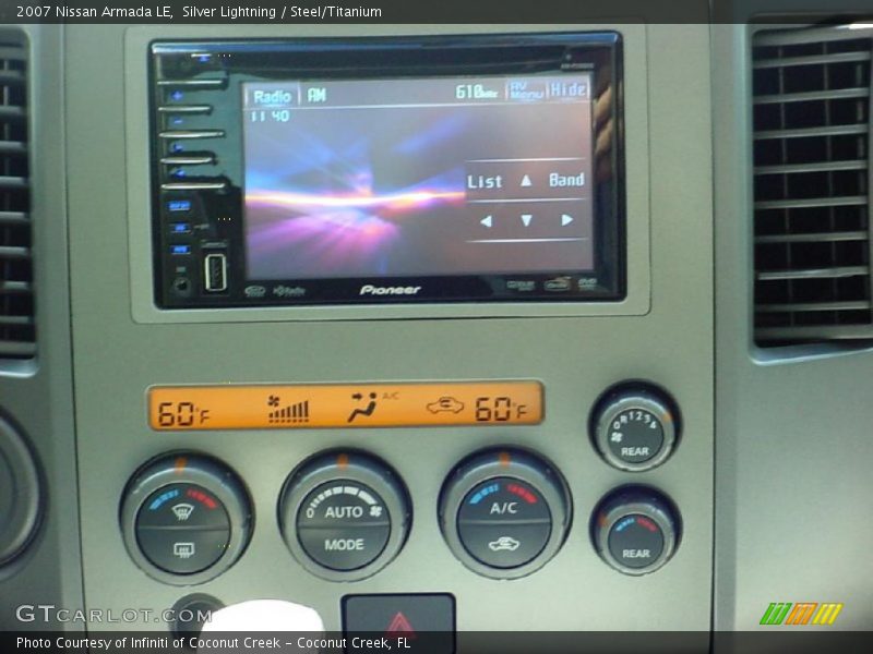 Silver Lightning / Steel/Titanium 2007 Nissan Armada LE