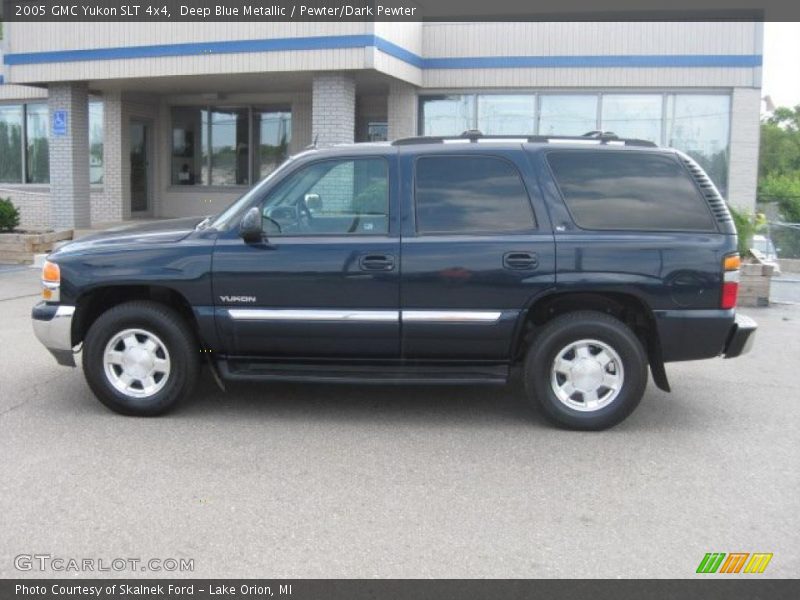 Deep Blue Metallic / Pewter/Dark Pewter 2005 GMC Yukon SLT 4x4