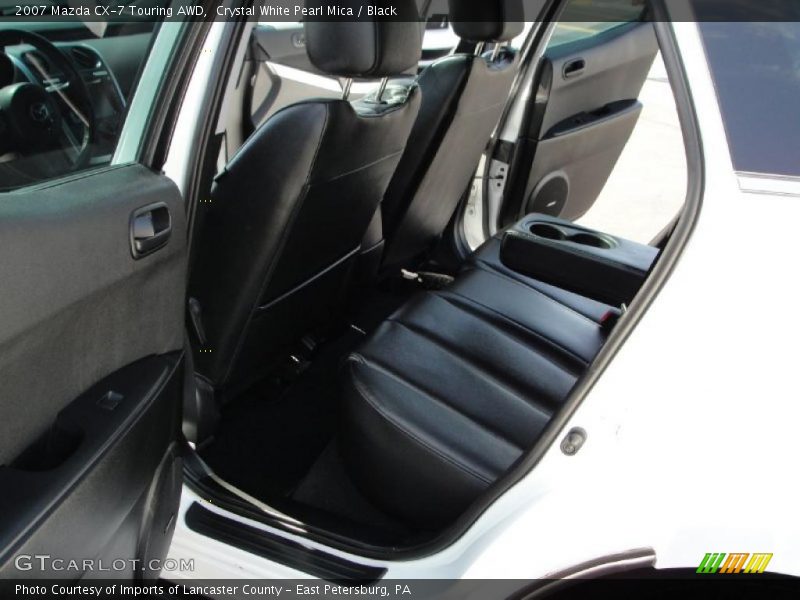 Crystal White Pearl Mica / Black 2007 Mazda CX-7 Touring AWD