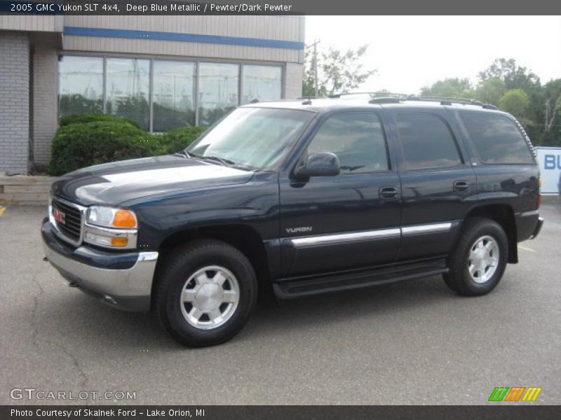 Deep Blue Metallic / Pewter/Dark Pewter 2005 GMC Yukon SLT 4x4