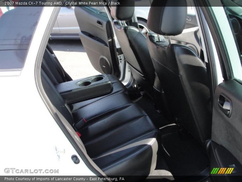 Crystal White Pearl Mica / Black 2007 Mazda CX-7 Touring AWD