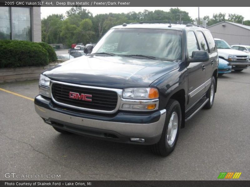 Deep Blue Metallic / Pewter/Dark Pewter 2005 GMC Yukon SLT 4x4