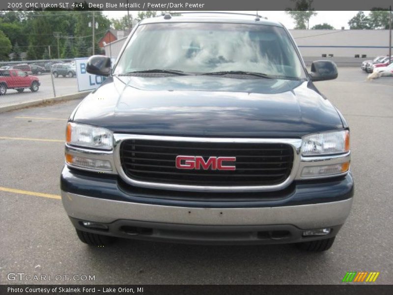 Deep Blue Metallic / Pewter/Dark Pewter 2005 GMC Yukon SLT 4x4
