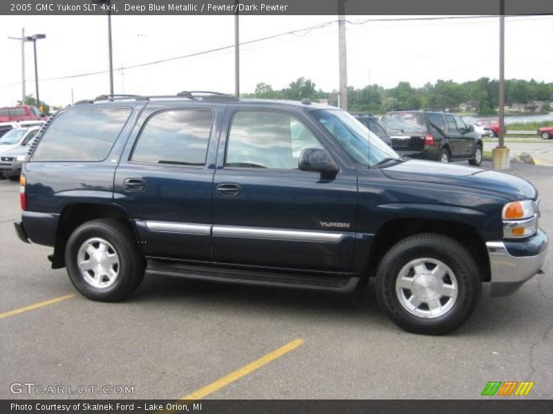 Deep Blue Metallic / Pewter/Dark Pewter 2005 GMC Yukon SLT 4x4