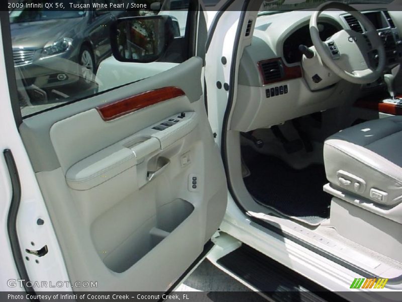 Tuscan White Pearl / Stone 2009 Infiniti QX 56