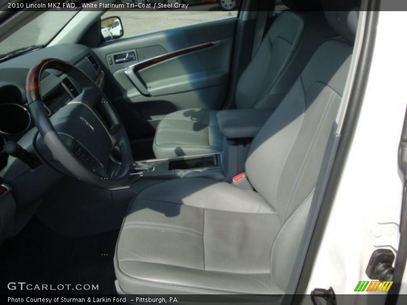 White Platinum Tri-Coat / Steel Gray 2010 Lincoln MKZ FWD