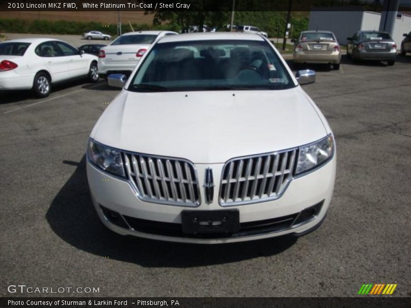 White Platinum Tri-Coat / Steel Gray 2010 Lincoln MKZ FWD