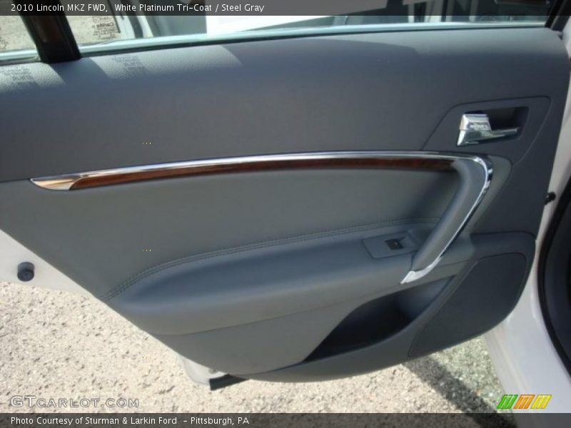 White Platinum Tri-Coat / Steel Gray 2010 Lincoln MKZ FWD