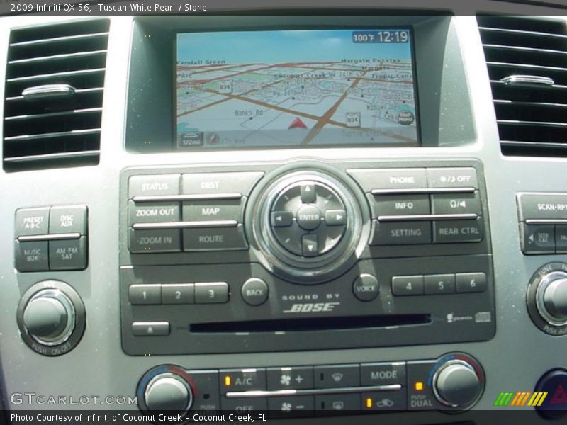 Tuscan White Pearl / Stone 2009 Infiniti QX 56