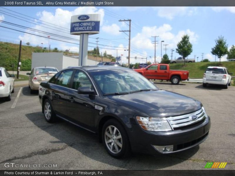 Alloy Grey Metallic / Medium Light Stone 2008 Ford Taurus SEL