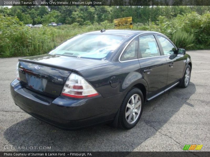 Alloy Grey Metallic / Medium Light Stone 2008 Ford Taurus SEL