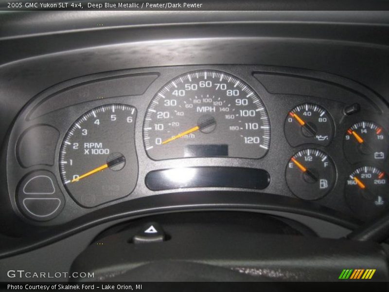 Deep Blue Metallic / Pewter/Dark Pewter 2005 GMC Yukon SLT 4x4