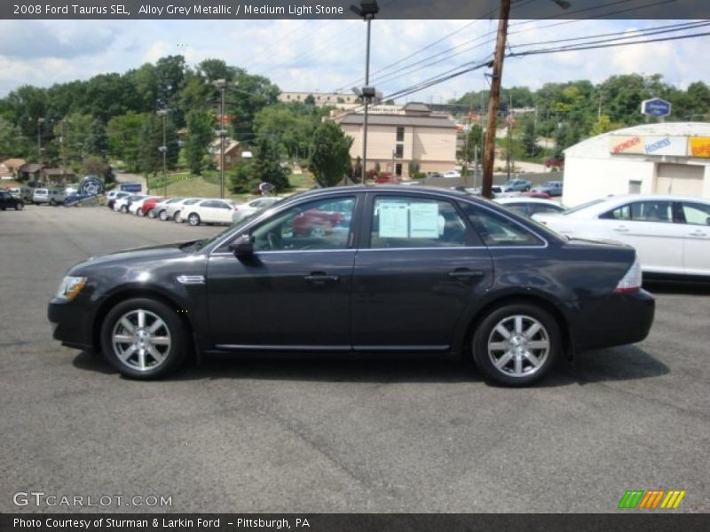 Alloy Grey Metallic / Medium Light Stone 2008 Ford Taurus SEL