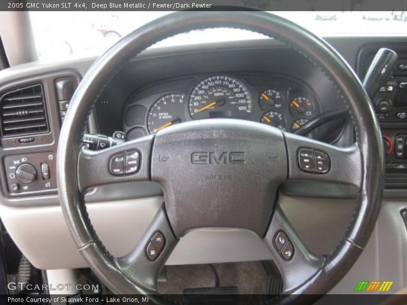 Deep Blue Metallic / Pewter/Dark Pewter 2005 GMC Yukon SLT 4x4