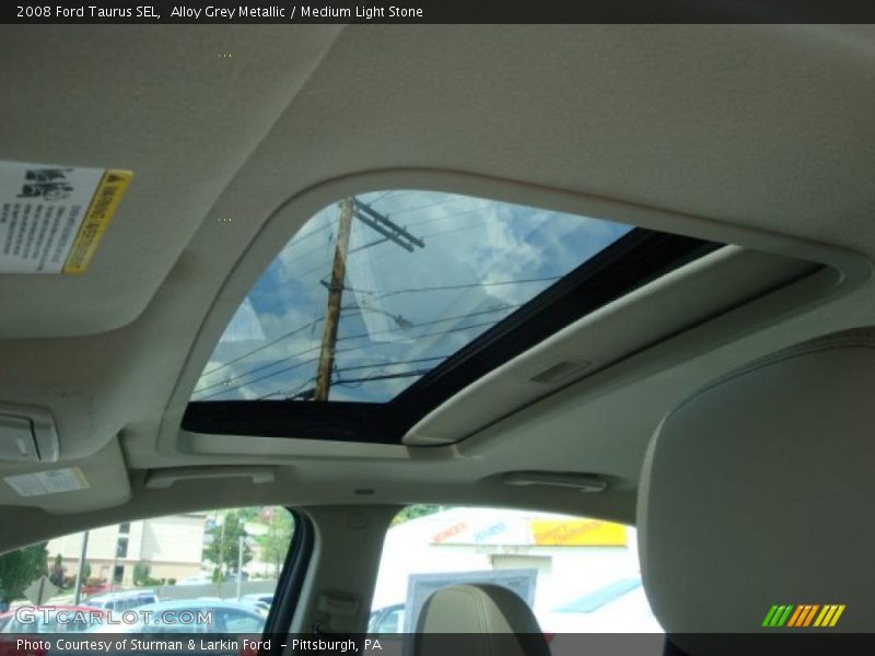 Alloy Grey Metallic / Medium Light Stone 2008 Ford Taurus SEL