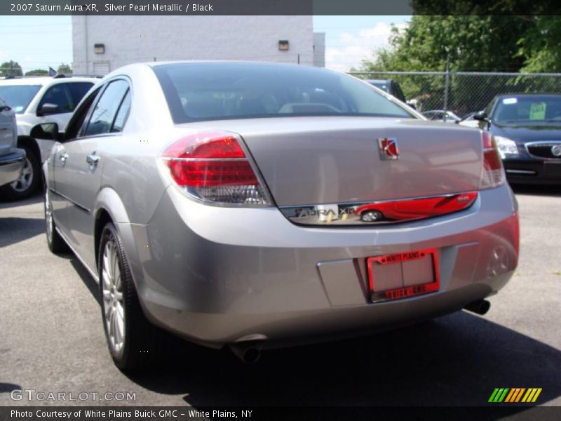 Silver Pearl Metallic / Black 2007 Saturn Aura XR