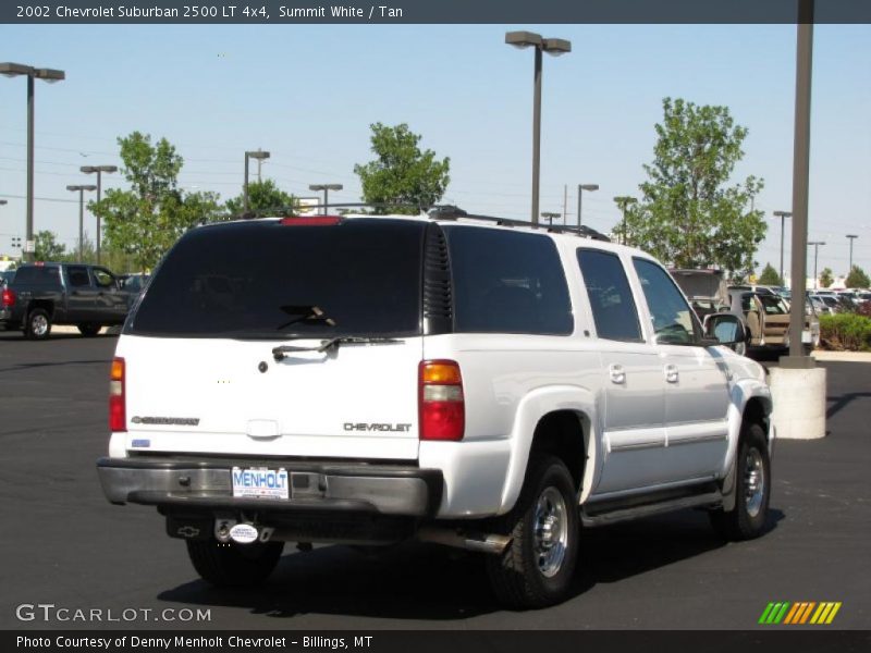 Summit White / Tan 2002 Chevrolet Suburban 2500 LT 4x4